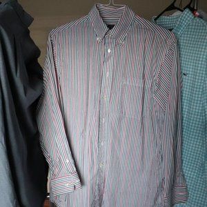 Jos. A Bank Medium Striped Button-Down Shirt